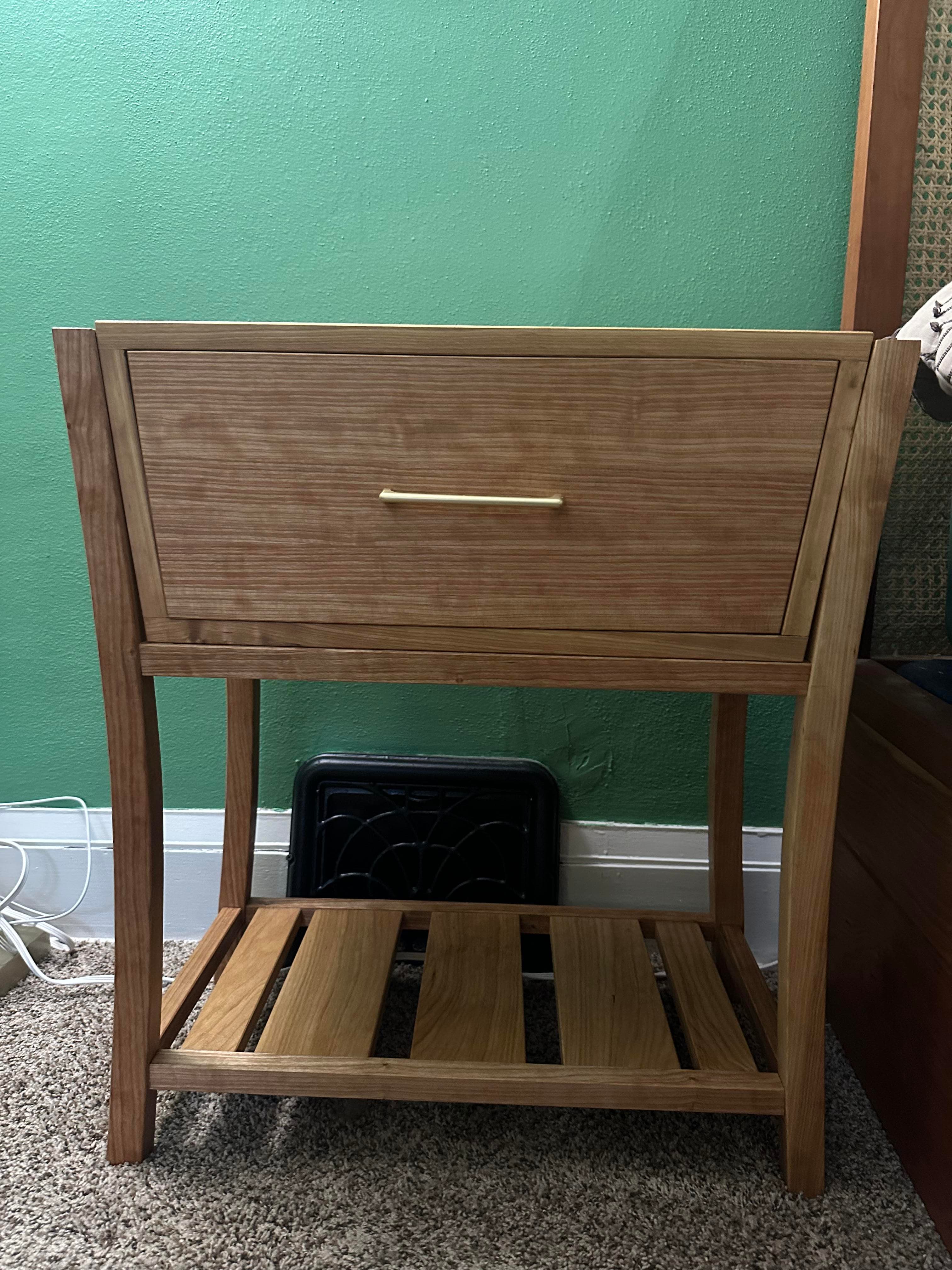 Modern Cherry End Table – image 3